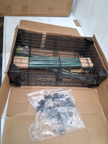 ROMORGNIZ 5-TIER ADJUSTABLE MEATAL WIRE SHELF - BLACK (MODEL: R99MBT5L35W) image 4
