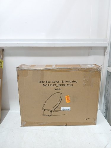 garvee Elongated RAISED Toilet Seat with Slow Soft Close  - white (model: pho_0xxxtm1s) image 2