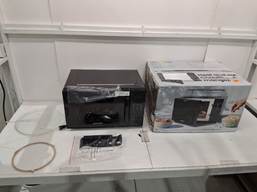 CHEFMAN Countertop Microwave Oven - 1.1CU.FT - Black (Model: RJ55-11B-V2-CA) image 2