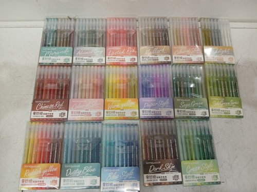 17PK Languo Fine Point 0.5mm Quick-Drying Ink gel pens - 153 pens total - Multi Colour image 3