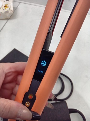 dyson airstrait wet to dry hair straightener - LIMITED EDITION APRICOT/ TOPAZ  (model: ht01) image 12