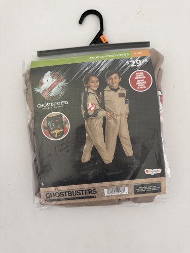 2PC TODDLER Disguise Ghostbusters: Frozen Empire Flight Suit Costume - 3-4T - BROWN/BLACK image 2