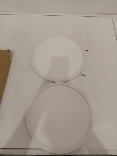 2PK Peasur LED Flush Mount Ceiling Lights - 3000k/3500k/4000k/5000k/6500k - 11.4" x 0.66" - White image 3