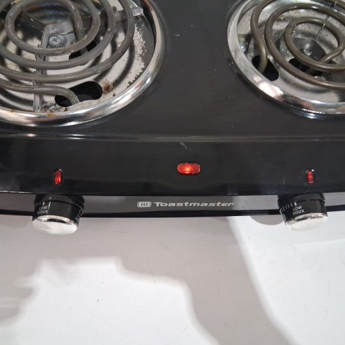 TOASTMASTER ELECTRIC ADJUSTABLE HEAT DOUBLE BURNER - BLACK (MODEL: TM-35DBCN) image 3