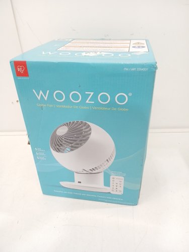 IRIS USA 5-SPEED WOOZOO GLOBE CIRCULATING FAN - WHITE (MODEL: PCF-SC15T-CT / 2354207) image 2
