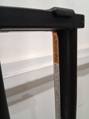Safety 1st Top of Stairs Expanding Metal Gate - 28" x 27"- 42" - Black (Model: GA090CBLKF2) image 4