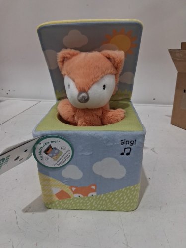 BABY GUND FOX IN A BOX ANIMATED PLUSH ACTIVITY TOY FOR BABIES AND INFANTS, AGE 0 AND UP - 11.5" WHEN OPEN - MULTICOLOUR (MODEL: 84101) image 4