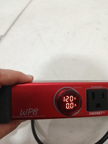 dmxnet wp8 power distribution unit - 8 PORT - red image 4