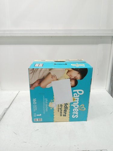 160PK PAMPERS SWADDLERS LEAKPROOF DISPOSABLE DIAPERS - SIZE 1 (8-14LBS) image 2