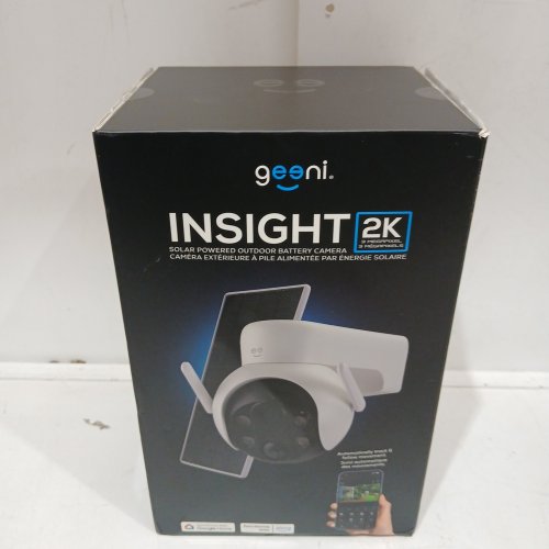 Geeni Insight 3MP Smart PTZ Solar Security Camera – Auto-Follow Motion - 2k - external solar panel - 2 way audio (model:gnc-cw129-199) image 2