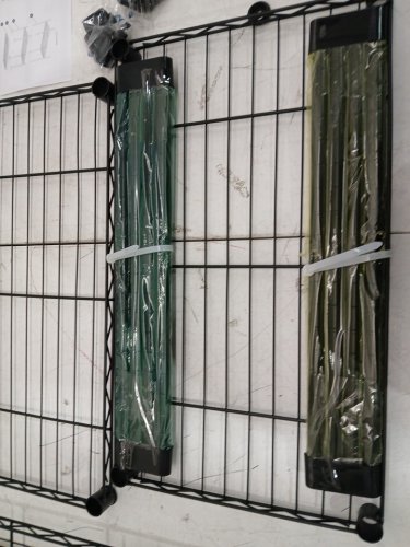 MZG 5-Shelf Heavy Duty Metal Wire Rack Shelving Storage Solution - 1250LBS CAP - 13.7" x 23.6" x 53.4" - black (model: ‎E3560160OK501LB) image 4