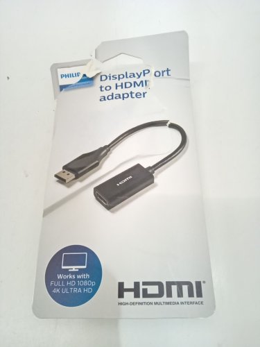 Philips DisplayPort to HDMI adapter - Full HD - Black (Model: SWV9200G/27) image 2