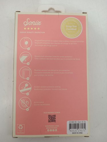 Sonix Magsafe Compatible Drop Test Certified Phone Case for iPhone 16 -  Clear / Cherry (Model: A22-M436-0011) image 3