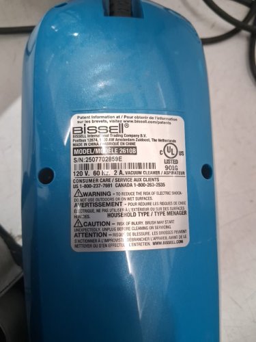 BISSELL FEATHERWEIGHT TURBO 2-IN1 STICK & HANDHELD VACUUM - BLUE (MODEL: 2610b) image 4