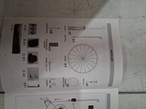 Spinning Prize Wheel with a Dry Erase, Marker, and stand - 24" - multicolored (model: ZP-24T-V2) image 4