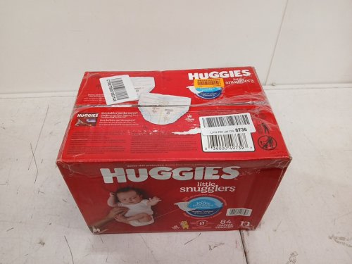 84PK HUGGIES LITTLE SNUGGLERS DISPOSABLE DIAPERS - SIZE NEWBORN (UP TO 10LBS) - DISNEY BABY WINNIE THE POOH image 2
