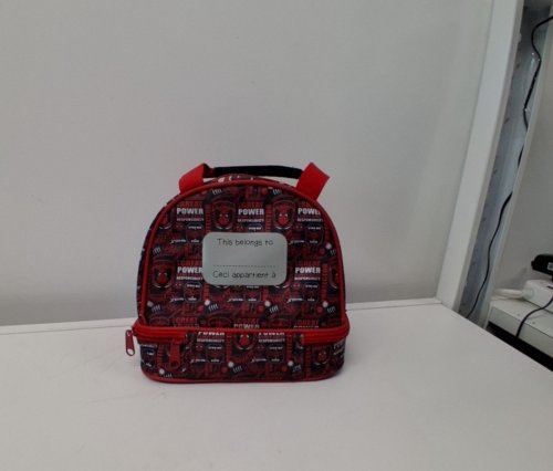 KIDS HEYS SPIDER-MAN LUNCH BAG - BLACK/RED/BLUE image 2