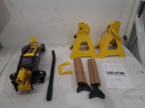 HEAVY DUTY LOW PROFILE 2-TON Hydraulic Floor Jack, Single Piston Quick Lift Pump - 4.9" to 13.2" Height Lifting Range - Yellow (MODEL: VL-80020) image 3