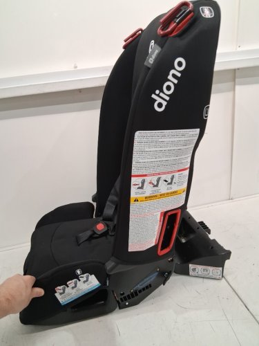 DIONO C11 RADIAN 3R 3-IN-1 CONVERTIBLE REAR/FORWARD FACING CAR SEAT - UP TO 10 YEARS - 120LBS CAP - JET BLACK (MODEL: 50620-NA-01) image 5