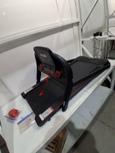 Superfit 2.25Hp Electric Running Machine Treadmill With Speaker And App Control - black/Red (model: SP37619US-RE) image 3