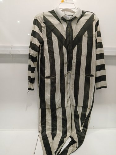 BOYS RUBIES BEETLEJUICE COSTUME - LARGE (10-12) - WHITE/BLACK (STYLE: 1001534) image 2