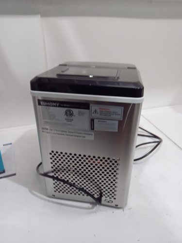 EUHOMY ICE CUBE MAKER MACHINE - 45LBS/DAY - SILVER/BLACK (MODEL: IM004-CSI-CAEH / IM-FP) image 10