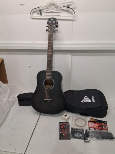 pyle Acoustic Guitar premium Kit 1/2 Junior Size - 34" - right-handed - black (model: pga820bk) image 3