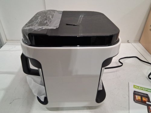 Nutrichef transparent glass Air Fryer with Preset Cook Modes -  5.8 Quart - black/white (model: ncaf539tw) image 6