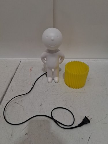 Mr.P Shy Man Creative novelty lamp  - 11" - white/yellow image 3