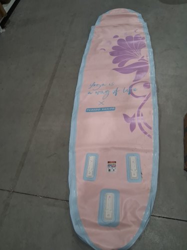 tuxedo sailor inflatable paddleboard with accessories - 10ft 6" - pink/blue (model: supts15a) image 3