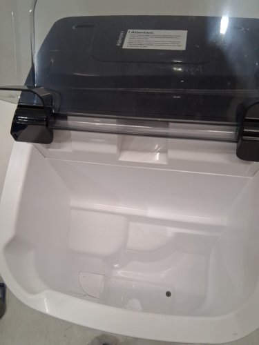 Euhomy Countertop Nugget Ice Maker - Makes 34lbs in a day - Black (Model: IM-12S / IM002-NBL-CAEH) image 4