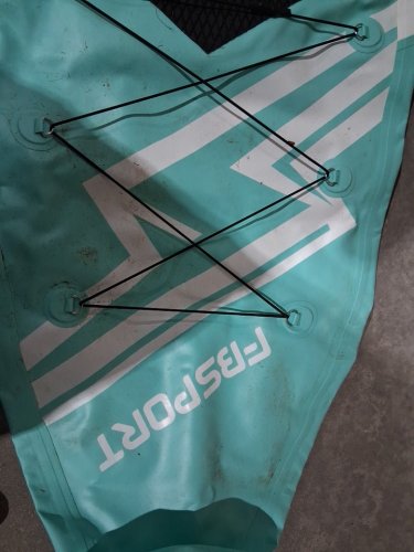 FBSPORT Premium Inflatable Stand Up Paddle Board with Durable SUP Accessories AND Carry Bag - 11FT x 33" - mint GREEN (MODEL: SDK ) image 6