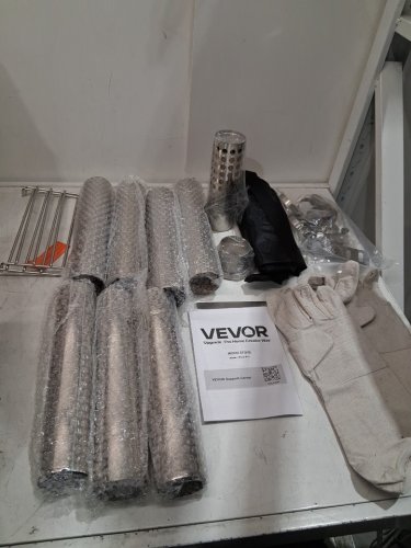 PORTABLE CAMPING HOT TENT WOOD BURNING STOVE WITH CHIMNEY PIPES & GLOVES FOR COOKING AND HEATING - 80" - STAINLESS STEEL (MODEL: VOLD-001) image 5