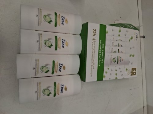 4PK DOVE 72H PROTECTION ADVANCED CARE DEODORANT - COOL ESSENTIALS - 74G/EACH image 2