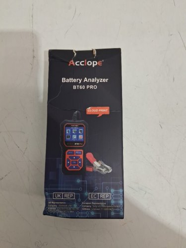 ACCLOPE BT60 PRO Red Battery Tester - 120AH (MODEL:BT60) image 2