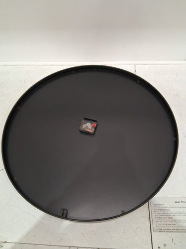 LEIKE metal indoor/outdoor Decorative Wall Clock - 24" - black - (model: B0DHWZ1P8H) image 4