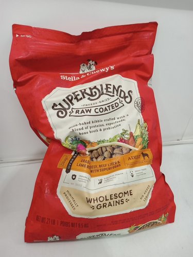 *Expired* Stella & Chewy's SuperBlends Freeze Dried Raw Coated Dry Kibble Dog Food - 21lbs - Beef Liver and Lamb image 2