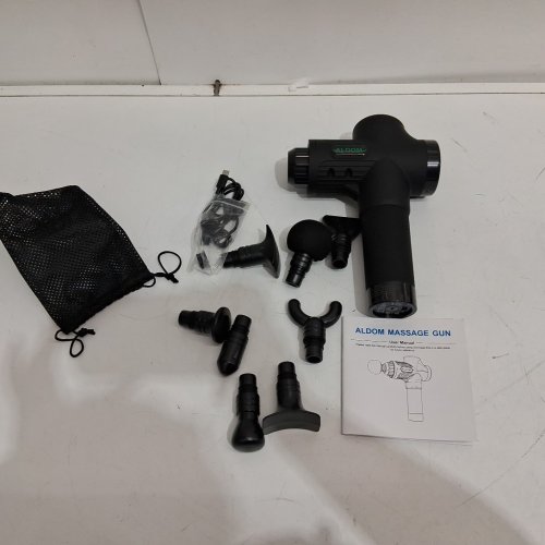 ALDOM MASSAGE GUN - DEEP TISSUE, 30 SPEEDS, HANDHELD MUSCLE MASSAGE GUN DEEP TISSUE MUSCLE MASSAGER PERCUSSION MASSAGER( MODEL: YL-MG001) image 3