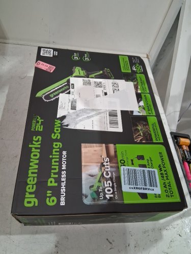 **TOOL ONLY** GREENWORKS  Brushless Pruner Saw - 6" - 24V - GREEN (model: CS24L02) image 2
