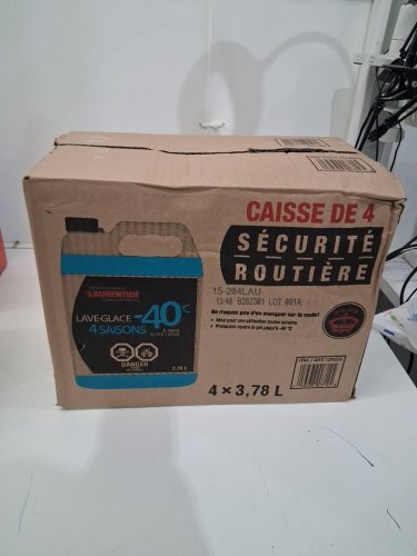 4pk LAURENTIDE AUTOMOBILE PRODUCTS 4 seasons WINDSHIELD WASHER FLUID (-40C) - 3.78L each (model: 128229) image 2
