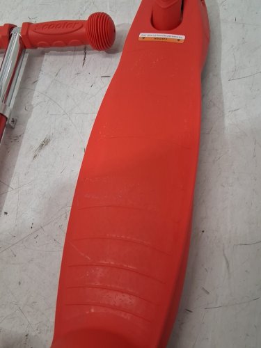 KIDS RUGGED RACERS 3-WHEEL WITH LED LIGHTS SCOOTER - 99LBS CAP - RED/PINK (MODEL: BH19898) image 5