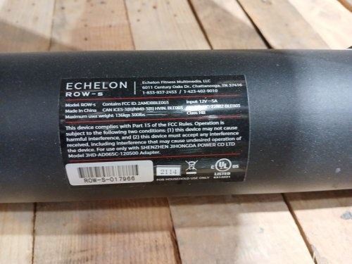 ECHELON FITNESS CONNECTED EQUIPMENT ROWING MACHINE WITH 22" HD DISPLAY (MODEL: ROW-S) image 10