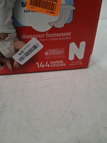 144PK HUGGIES LITTLE SNUGGLERS BABY DIAPERS - SIZE NEWBORN (UP TO 10 LBS) - WINNIE THE POOH image 3
