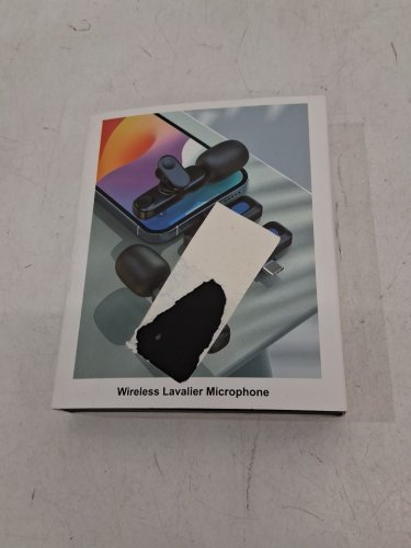 2PK WIRELESS LAVALIER MICROPHONES - TYPE-C receiver CONNECTIOn - BLACK image 2
