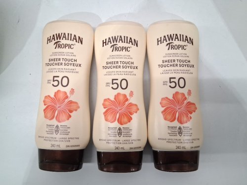 3pk HAWAIIAN TROPIC SHEER TOUCH ULTRA RADIANCE OIL FREE SUNSCREEN - SPF50 - 240ML/each image 2