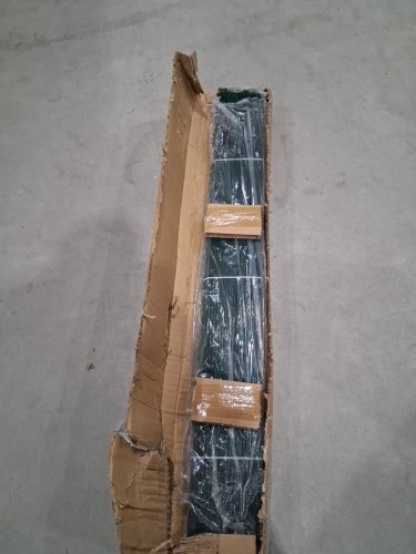 20pk heavy duty metal garden fence u-post - 5ft - green image 3
