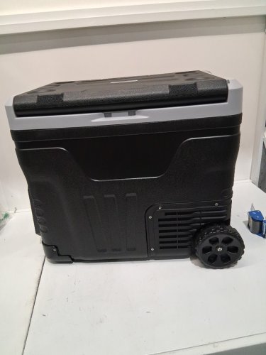 EUHOMY Electric Cooler Car Refrigerator - 12V - 53QT - BLACK - (MODEL: cf018-50bl-caeh) image 3