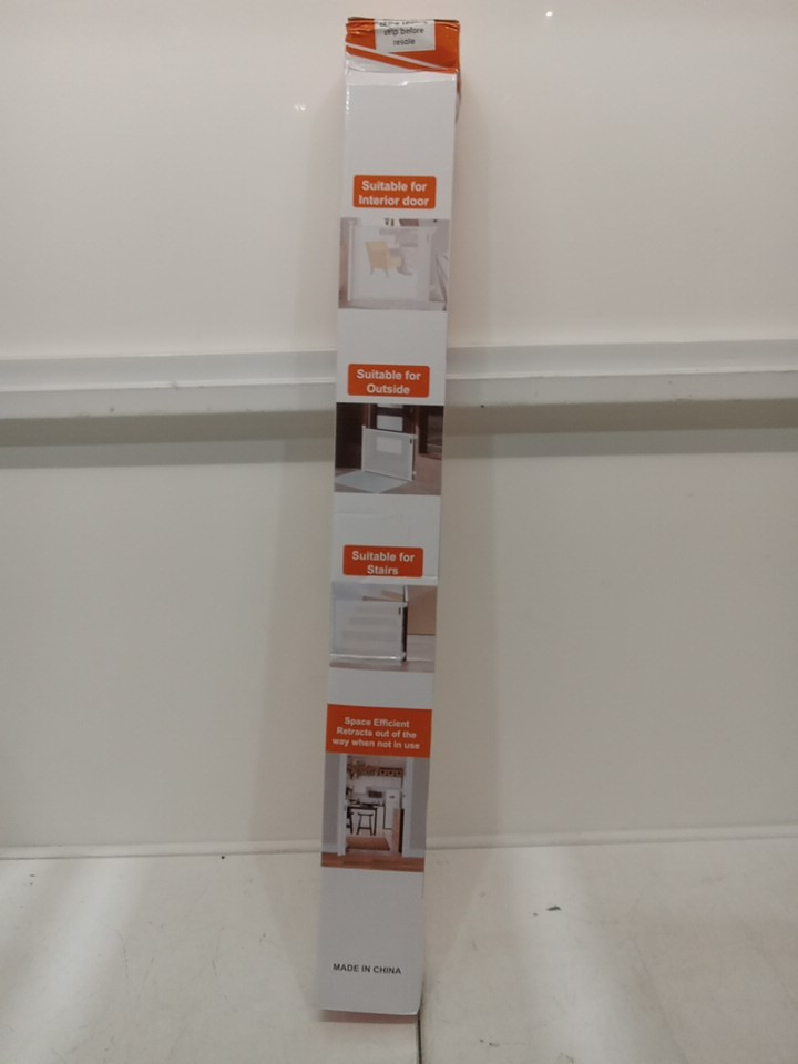 VERASTE MESH RETRACTABLE BABY GATE - 41" X 78" - WHITE (MODEL: ‎SH20.006D) image 2