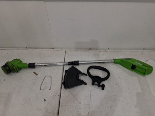 Greenworks *tool only* Cordless String Trimmer with adjustable handle - compatible with 40V greenworks battery - 12"- green/black (Model: stf309) image 2