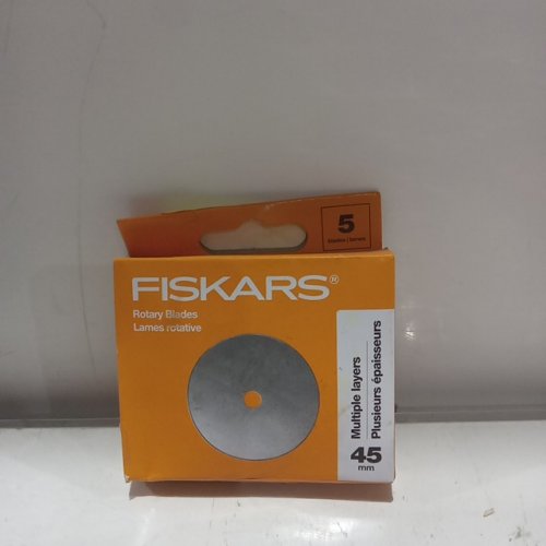 5pk Fiskars Rotary Cutter Blade Replacements for Fabric cutting - 45mm (Model: 195310) image 2